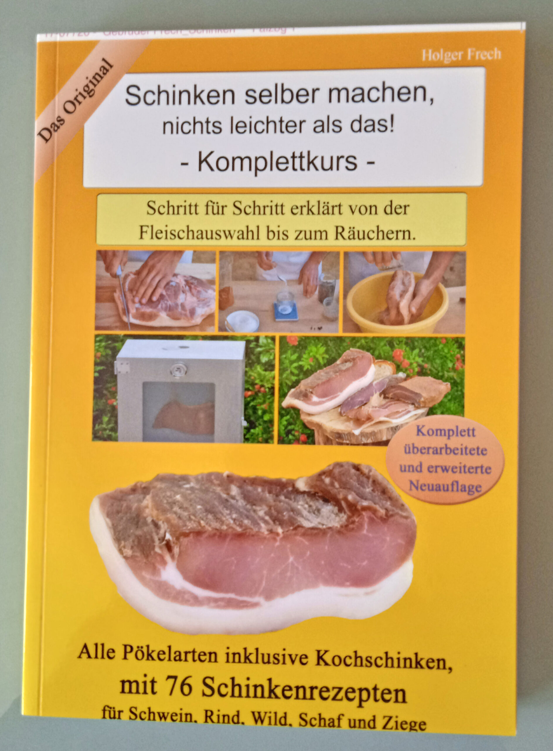 Buch Schinken machen mit Mangel