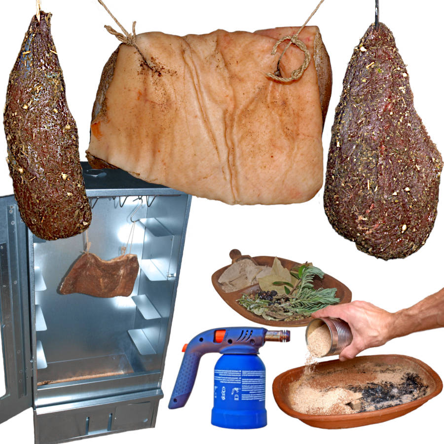 Anleitung zum Schinken räuchern.